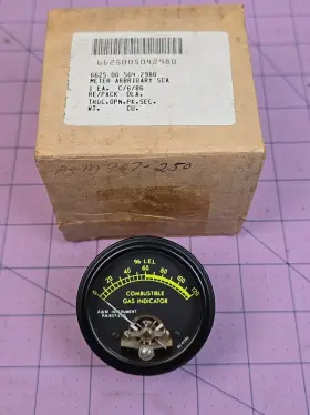 907-250 A&m Instruments Combustible Gas Indicator Gauge Steam Punk Simpson
