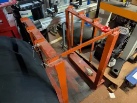 Gc-6cyl-fl Accurate 6 Cylinder Capacity Gas Caddy Heavy Duty Forkliftable Storage
