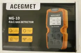 X0035h5d9t Acegmet Mg-10 4 In 1 Gas Detector Monitor Multiple Indicators Rechargeable