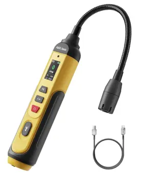 Agt-1988pro Aegtest Rechargeable Gas Leak Detector With 6.9-inch Neck 9999ppm Range