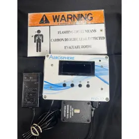 Rvl01-17 Aerosphere Carbon Dioxide Co2 Monitor System With Sensor And Signage