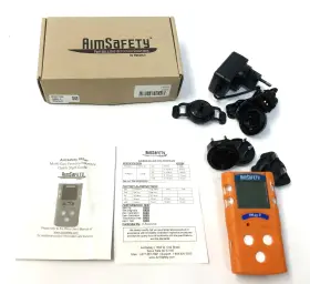 Pm400-p Aimsafety Pm-400p Multi-gas Monitor Catalytic Bead Lel Sensor New In Box