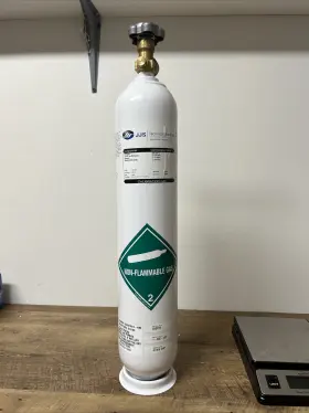 Bbg-02 Air Systems International Calibration Gas Cylinder 550 Liters 19.5 Cu Ft New Never Used 03/2024