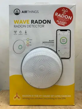 E10040430 Airthings 854232008378 2951 Wave Radon 2nd Gen Detector