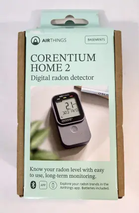 Airthings 854232008675 Corentium Home 2 Digital Radon Detector #325