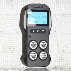 Adks-4-3-aks Akstest 4 Gas Monitor Detector For H2s Co Lel And O2 L With Audible