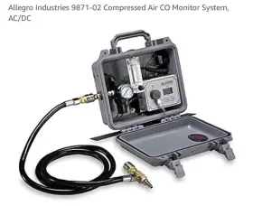B00zt91ebg Allegro Industries 9871-02 Compressed Air Co Monitor System Ac/dc