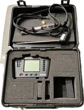 Cga-823 Alnor Combustion Gas Analyzer With Sleeve And Carrying Case