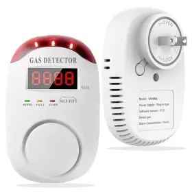 Am 744110542820 Natural Gas Detector Plug-in Propane For Home And Rv Leak Detecto