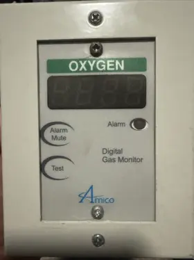 908205 Amico Medical Oxygen Digital Gas Monitor