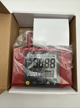 Co2-200 Amprobe Wall-mounted Co2 Meter With Temp Humidity Read Out