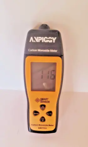 As8700a Anpiggy Orange Black Smart Sensor Handheld Carbon Monoxide Meter