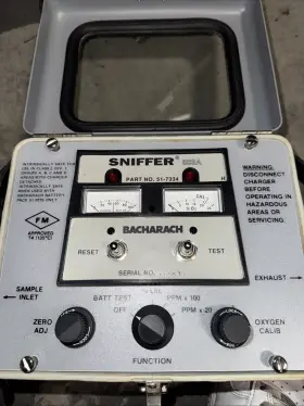7334 Bacharach 51 Brand New Gas Detector Sniffer 503a W Leather Handle