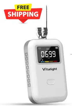 Branded 755225616719 Mini Co2 Detector Air Quality Monitor Stylish And Lightweight F