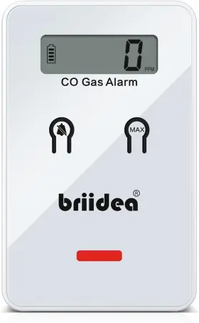 Hcc0a-01 Briidea Car Vehicle Aircraft Carbon Monoxide Co Detector Fast Low-level 9ppm Alarm