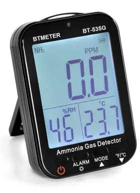Bt-535g Btmeter New Portable Nh3 Ammonia Air Quality Monitor Humidity Temp