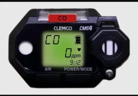 Cms-4 Clemco Co Carbon Monoxide Gas Detector Monitor Mpn Cms-4 Clemco Co Carbon Monoxide Gas Detector Monitor Mpn