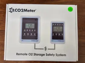 Rad-002 Co2 Meter Remote Oxygen Depletion Safety Alarm /