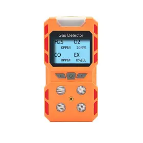 Coreel 778365101662 Portable 4 Gas Detector Sound Light Vibration Multi-gas Monitor Meter Recha
