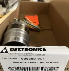 Pir9400a3a1bw Det-tronics Al/al 3/4 H 44 Pn. 006300-14 Hydrocarbon Gas Detector