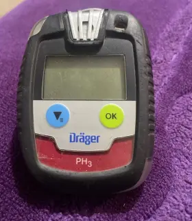 8326355 Dr Eger Draeger Pac 8000 Phosphine Ph3 Single Gas Monitor Used Calibrated Needed 7/17/25