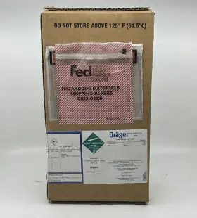 4594627 Dr Ger Draeger Calibration Gas 103 L 2% H2 Drager New In Box
