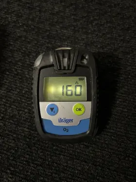 Dr Ger 8326341 Drager Pac 6500 O2 Gas Detector