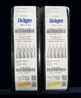 Ch29101 Dr Ger 2 Hydrogen Sulfide Tubes 100/a 100-2000 Ppm 20