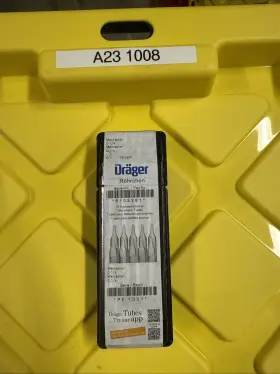 8103281 Draeger 10 Tube Drager Detector Mercaptan 0.1/a 0.1 - 25 Ppm/3 15 Ppm