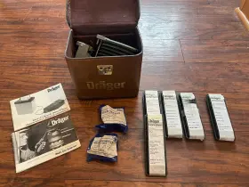 304d Drager Pump Multi Gas Detector Kit Ch Case Parts