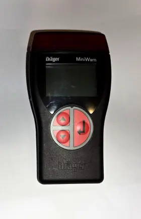 6408000 Drager Mini Warn B Gas Detector With Battery