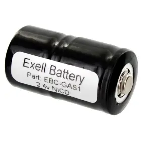 11171337 Exell Battery Ebc-gas1 750 2.4v 750mah Gas Meter For Tif 8800 Combustible Detector