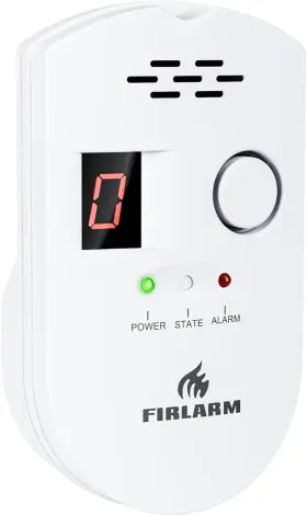 Firlarm 445055468413 Natural Gas Detector Plug-in Leak For Home Propane Alarm