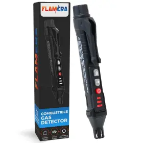 Flamera 634855120936 Natural Gas Leak Detector With Audible And Visual Alarm Portable Sniffer F