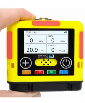 Fd-4d Forensic Detectors Forensics Multi Gas Detector O2 Co H2s Lel Usb Brand New