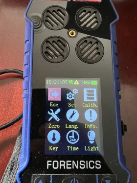Fd-4s Forensics Detectors Recharge Vibration Alarm Industrial Multigas Detector