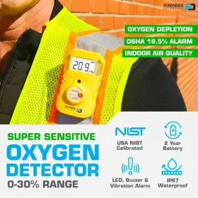 E1041 Forensics Detectors Fd Modern Gas And Monitors Oxygen Detector Osha Alarms 2 Year Battery