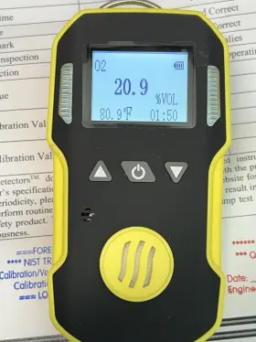 Fd-90a-o2 Forensics Portable Single Gas Detector Oxygen O2 Tester With 0-30%vol