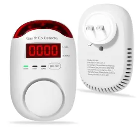 5986fgt121tt Gas & Co And Carbon Monoxide Combination Detectors Plug In 2-in-1 Natural Detector