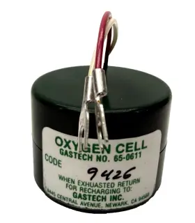 65-0611 Gas Tech Inc Oxygen Cell Sensor For Potechtor And Prot Ii