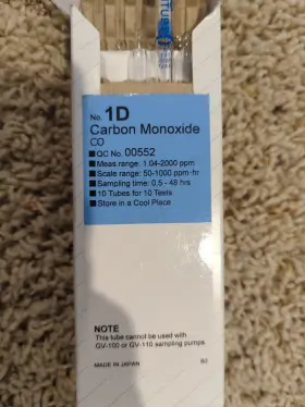00552 Gastec Passive Dosi Tube 1d Carbon Monoxide Test