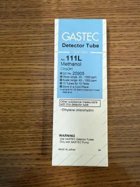 09.2025 Gastec 111l Methanol Detector Tube Exp