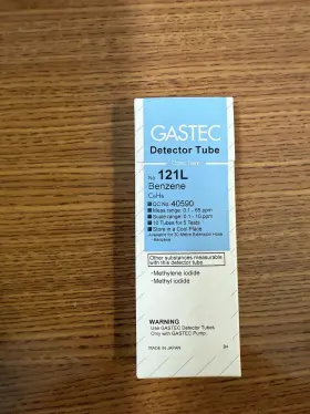 05.2027 Gastec 121l Benzene Detector Tube Exp
