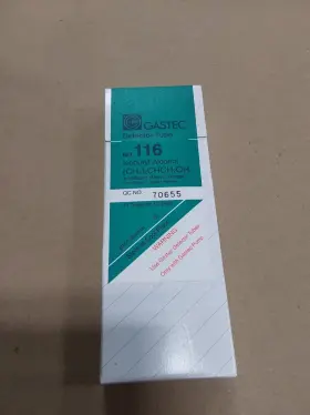 70655 Gastec No. 116 Isobutyl Alcohol Detector Tube Box Of 10