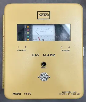 72-1620 Gastech Inc. 4 Channel Gas Alarm 115v 60hz .2 Amp