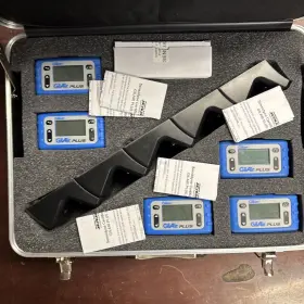 910-0910-us-r Gilian Lot Of 5 Sensidyne Gilair5 Personal Samplers With Gang Charger
