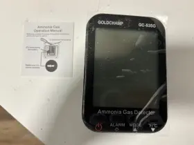 Gc-535g Goldchamp Ammonia Gas Meter Detector Nh3 Monitor Sensor Range 0-100ppm Resolution 0.1
