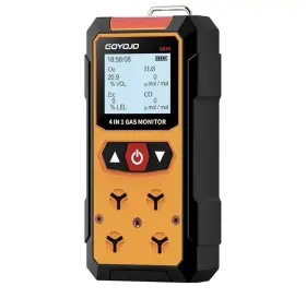 24t16985 Goyojo Gas Leak Detector 4-in-1 H2s Ex O2 Co - Reliable Home And Workplace Safe