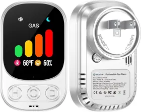 Hakinaku 758321301619 3in1 Plug In Natural Gas Detector Explosive Combustible Propane Lp