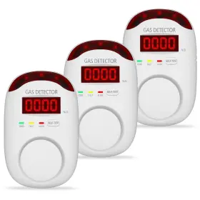 Wa886 Hembisen 3 Packs Natural Gas Detector - Leak For Home Rv Detectors F